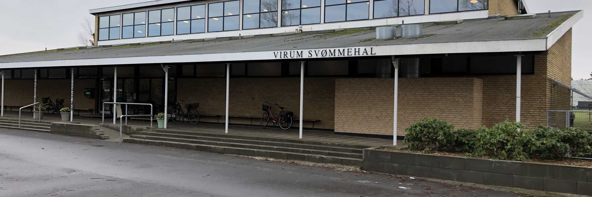 På billedet ses Virum Svømmehal udefra